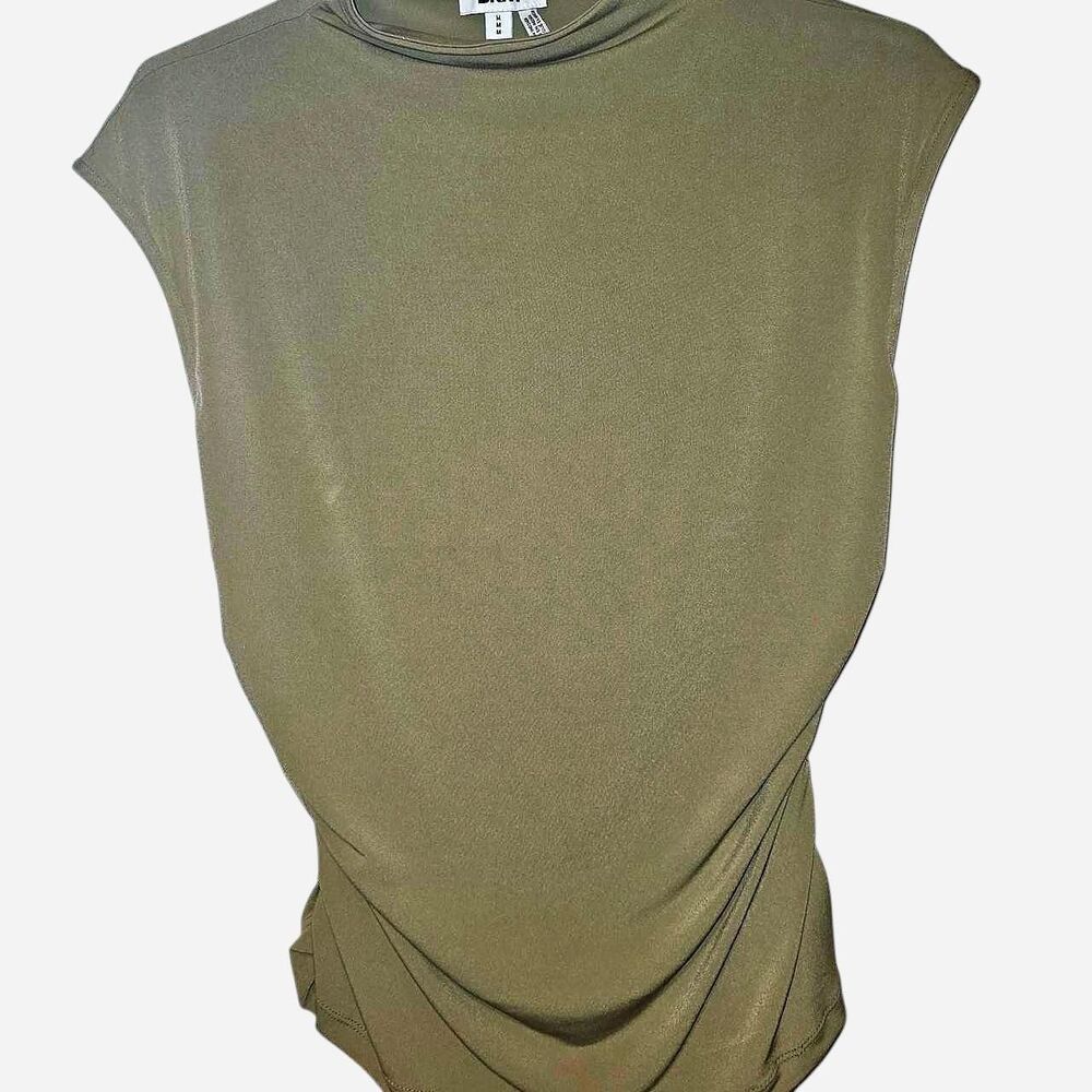 DKNY Women's Olive green sleeveless top size medium